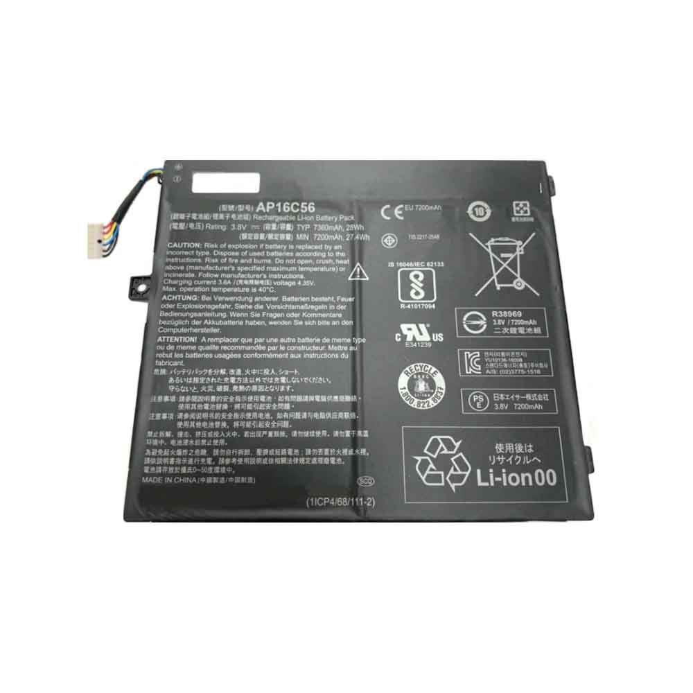 Batería para Acer Iconia Tab B1 720 Tablet Battery (1ICP4/58/Acer Iconia Tab B1 720 Tablet Battery (1ICP4/58/Acer Switch V 10 SW5 017